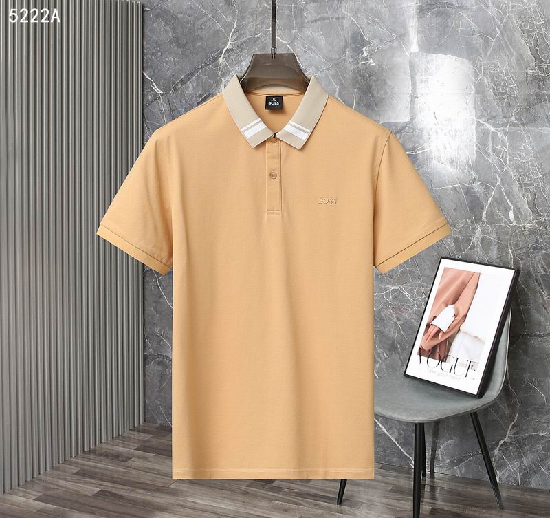 Wholesale High quality Boss Short Sleeve Lapel T Shirts for Sale