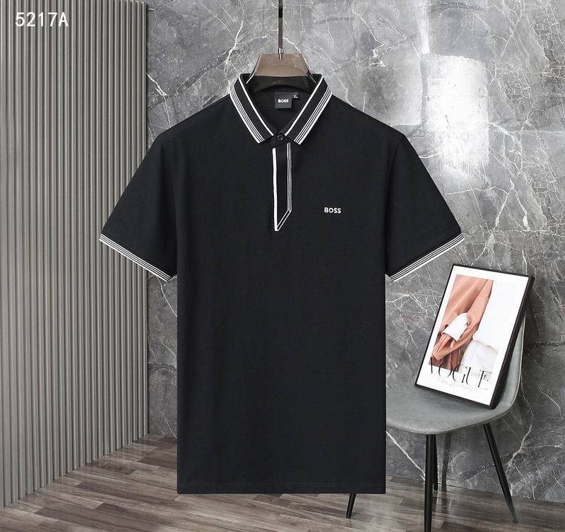 Wholesale High quality Boss Short Sleeve Lapel T Shirts for Sale