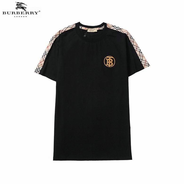 Wholesale Cheap B urberry Women Shorts Sleeve Round Collar T Shirts for Sale