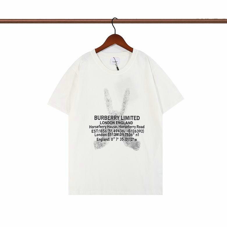 Wholesale Cheap B urberry Women Shorts Sleeve Round Collar T Shirts for Sale