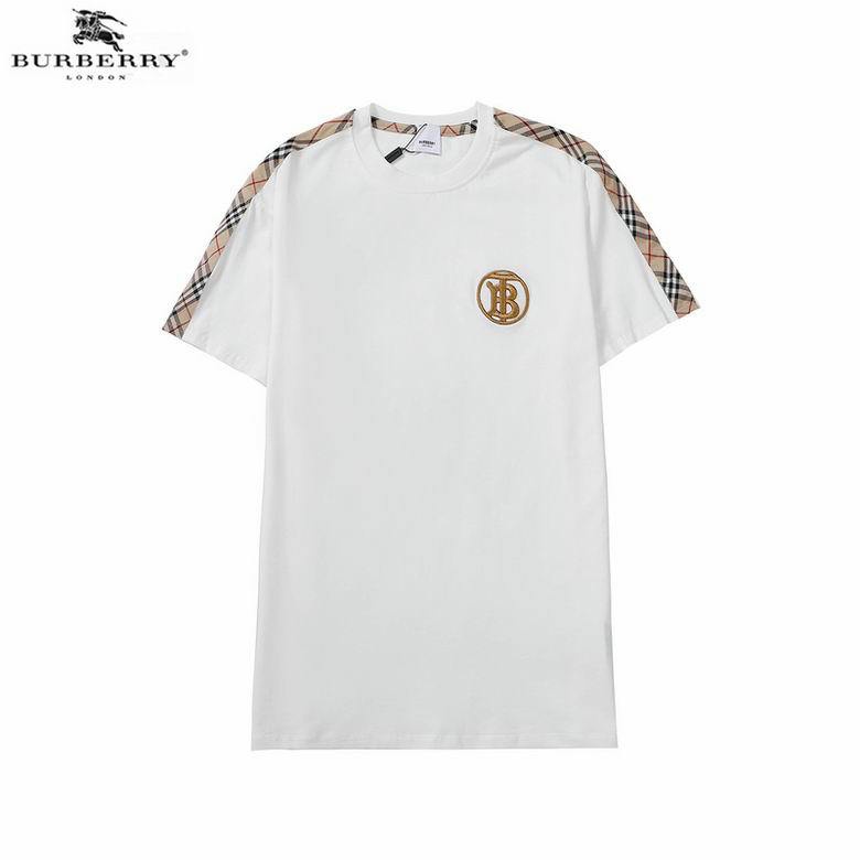 Wholesale Cheap B urberry Women Shorts Sleeve Round Collar T Shirts for Sale