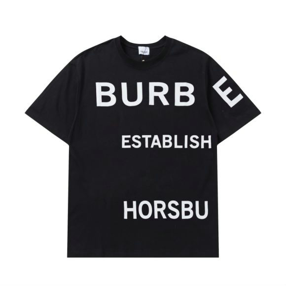 Wholesale Cheap B urberry Women Shorts Sleeve Round Collar T Shirts for Sale