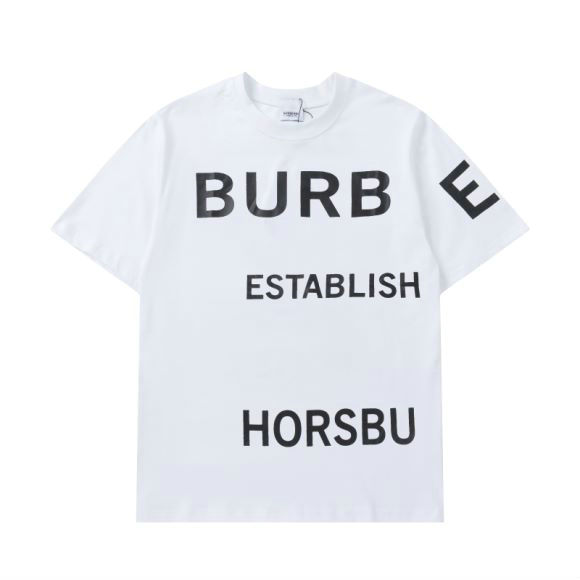 Wholesale Cheap B urberry Women Shorts Sleeve Round Collar T Shirts for Sale