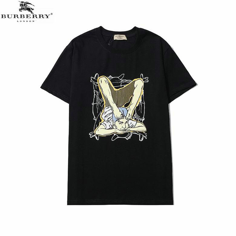Wholesale Cheap B urberry Women Shorts Sleeve Round Collar T Shirts for Sale