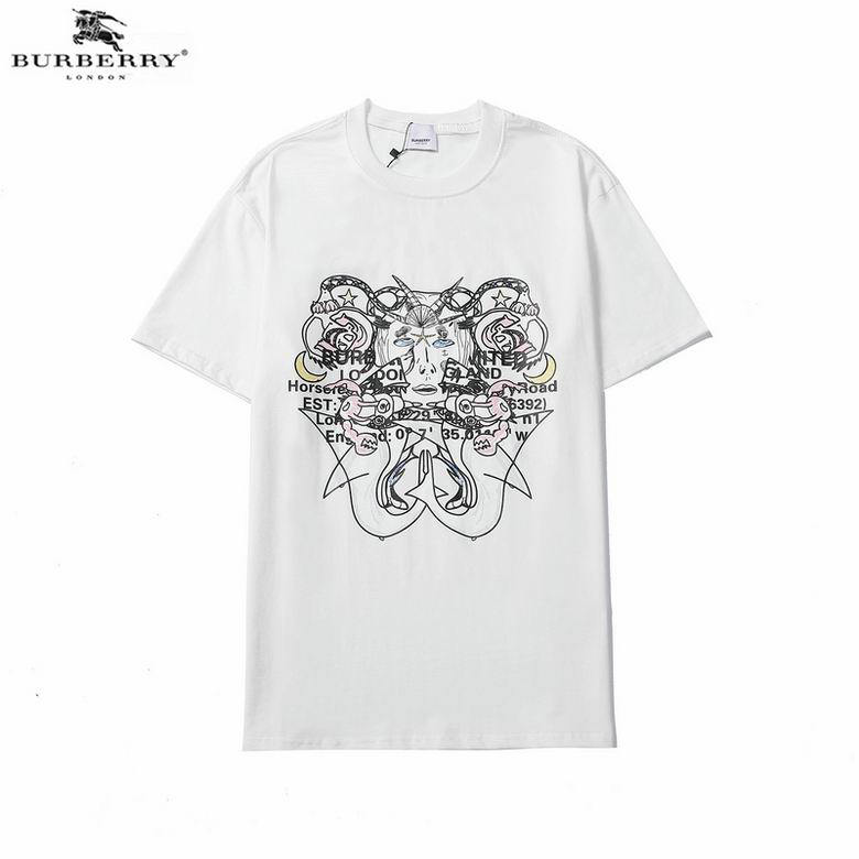 Wholesale Cheap B urberry Women Shorts Sleeve Round Collar T Shirts for Sale