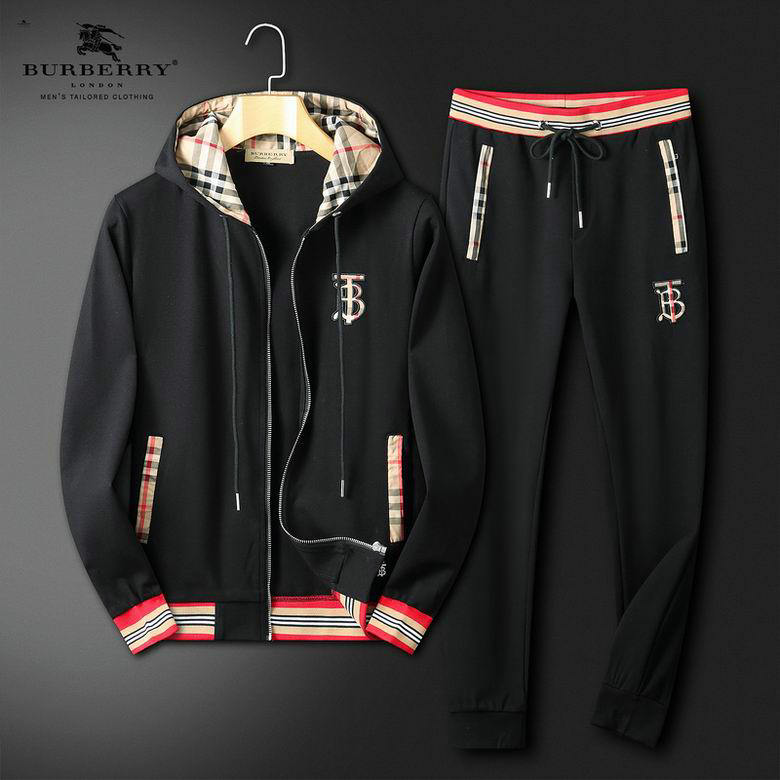 Wholesale Cheap B urberry Mens Tracksuits for Sale