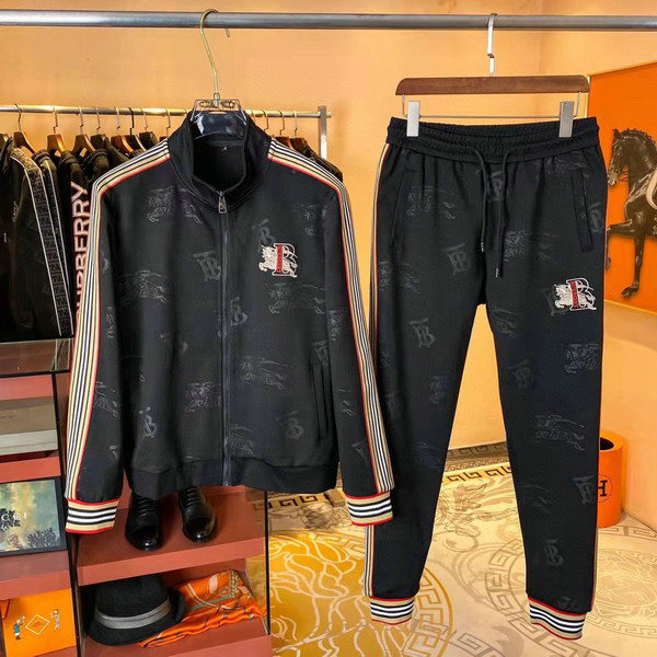 Wholesale Cheap B urberry Mens Tracksuits for Sale
