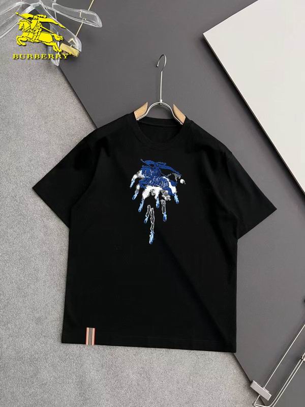 Wholesale Cheap B.urberry Short Sleeve Replica T Shirts for sale