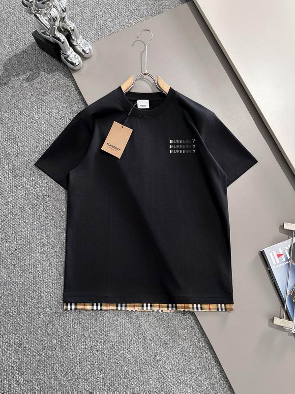 Wholesale Cheap Womens B.urberry Short Sleeve Replica T Shirts for sale