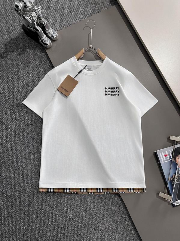 Wholesale Cheap Womens B.urberry Short Sleeve Replica T Shirts for sale
