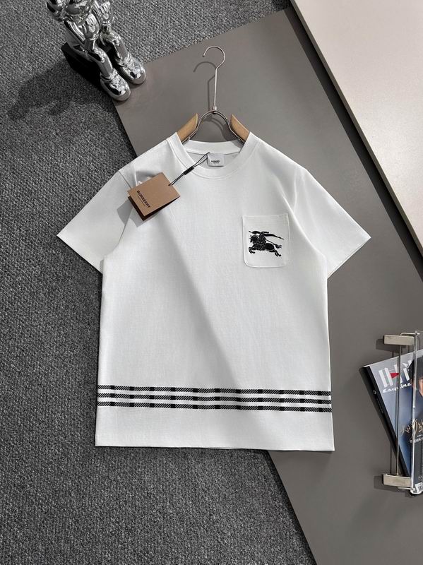 Wholesale Cheap Womens B.urberry Short Sleeve Replica T Shirts for sale