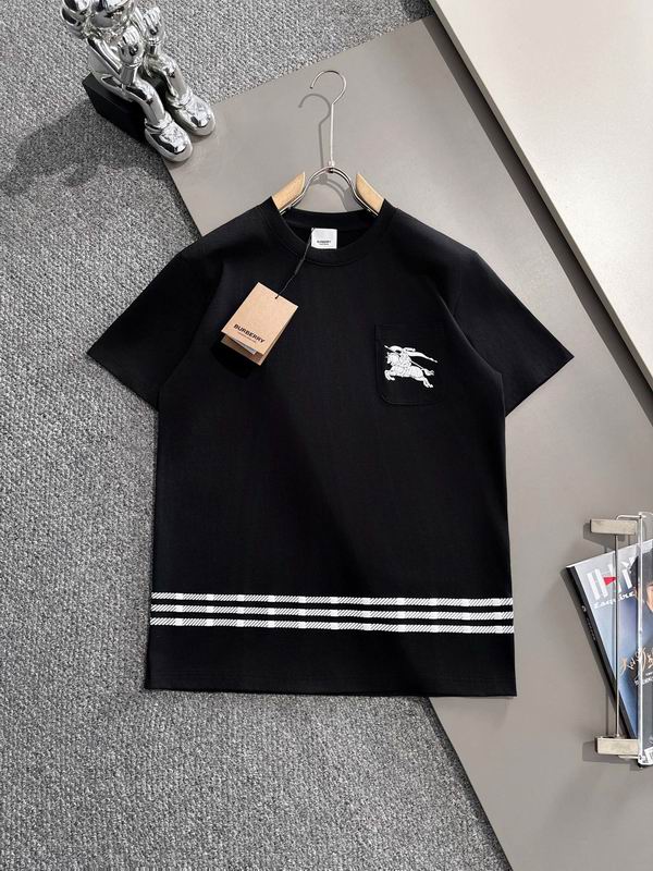 Wholesale Cheap Womens B.urberry Short Sleeve Replica T Shirts for sale