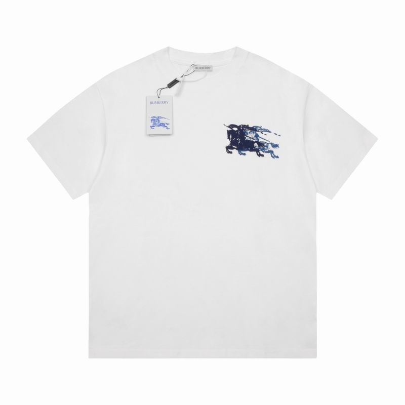 Wholesale Cheap Womens B.urberry Short Sleeve Replica T Shirts for sale