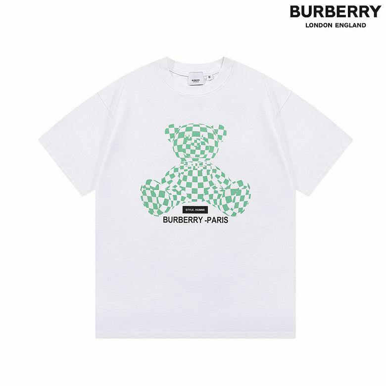 Wholesale Cheap B urberry Designer Short Sleeve T shirts for Sale