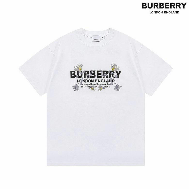 Wholesale Cheap B urberry Designer Short Sleeve T shirts for Sale