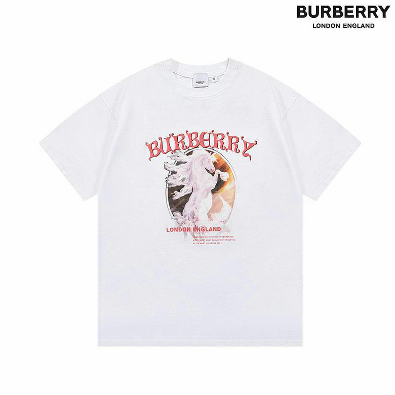 Wholesale Cheap B urberry Designer Short Sleeve T shirts for Sale