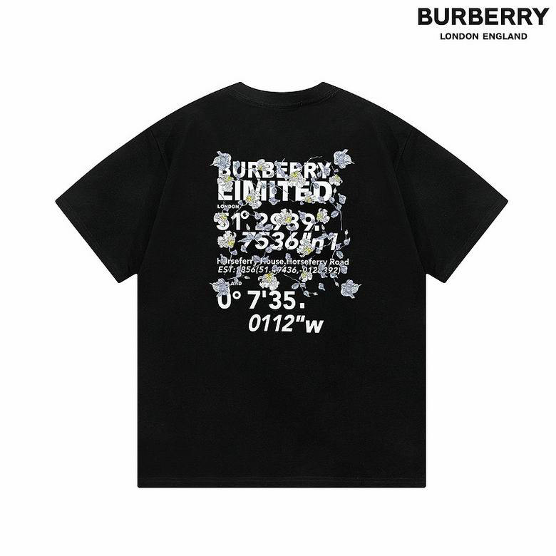 Wholesale Cheap B urberry Designer Short Sleeve T shirts for Sale