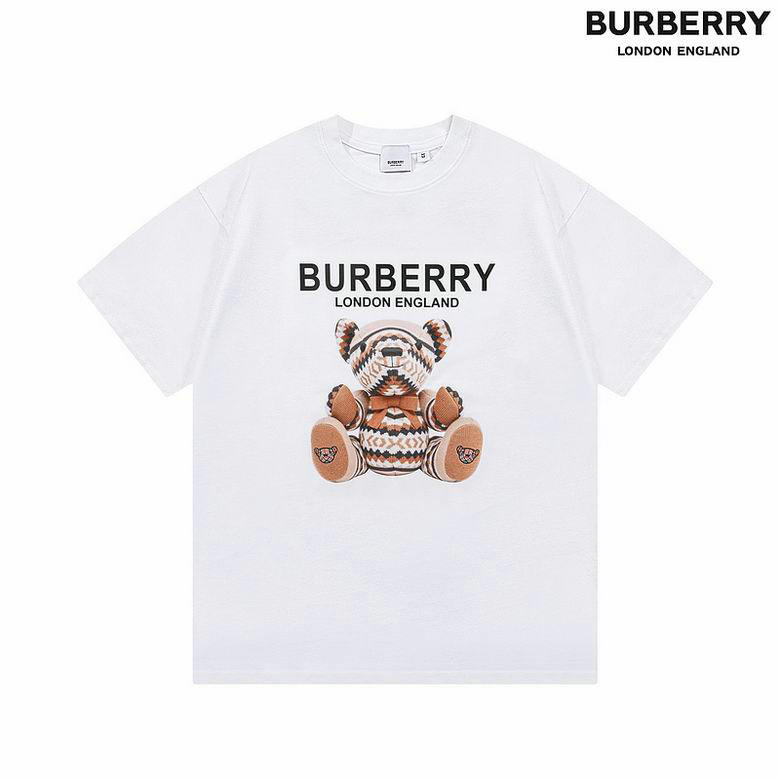 Wholesale Cheap B urberry Designer Short Sleeve T shirts for Sale