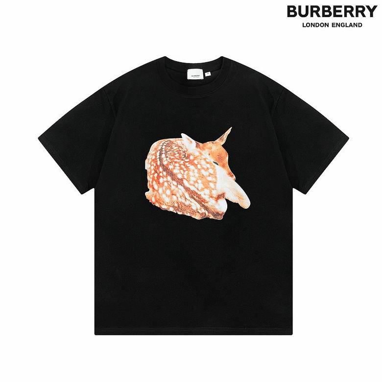 Wholesale Cheap B urberry Designer Short Sleeve T shirts for Sale