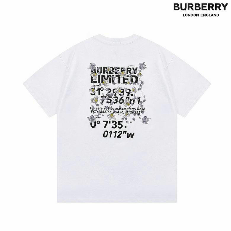Wholesale Cheap B urberry Designer Short Sleeve T shirts for Sale