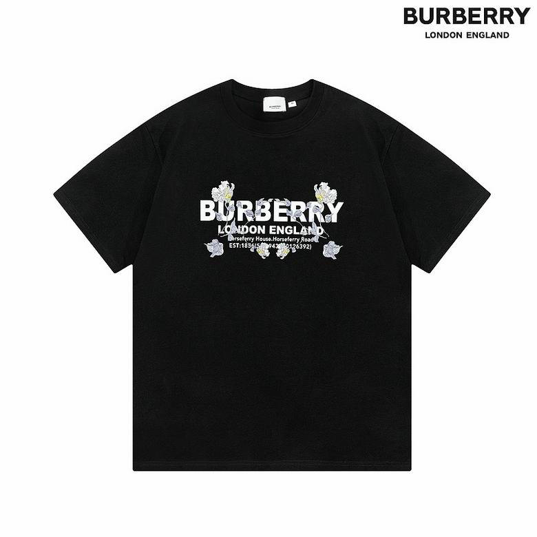 Wholesale Cheap B urberry Designer Short Sleeve T shirts for Sale