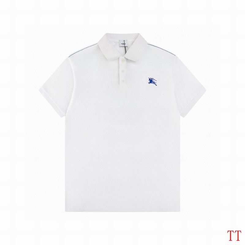 Wholesale Cheap B.urberry Short Sleeve Lapel T Shirts for sale