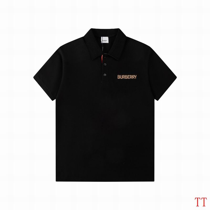 Wholesale Cheap B.urberry Short Sleeve Lapel T Shirts for sale