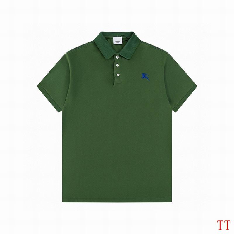 Wholesale Cheap B.urberry Short Sleeve Lapel T Shirts for sale