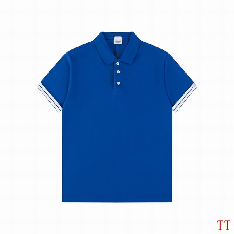 Wholesale Cheap B.urberry Short Sleeve Lapel T Shirts for sale