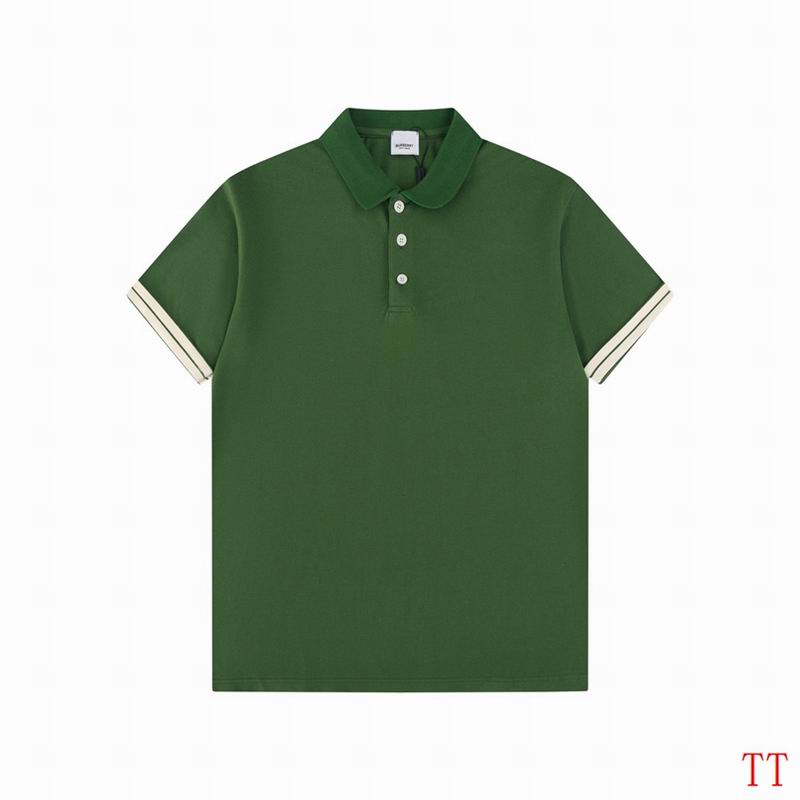 Wholesale Cheap B.urberry Short Sleeve Lapel T Shirts for sale