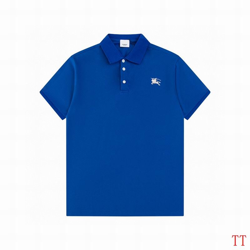 Wholesale Cheap B.urberry Short Sleeve Lapel T Shirts for sale