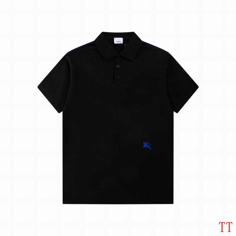 Wholesale Cheap B.urberry Short Sleeve Lapel T Shirts for sale