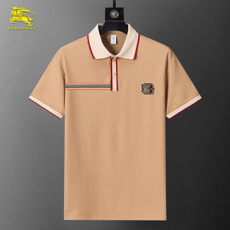 Wholesale Cheap B.urberry Short Sleeve Lapel T Shirts for sale
