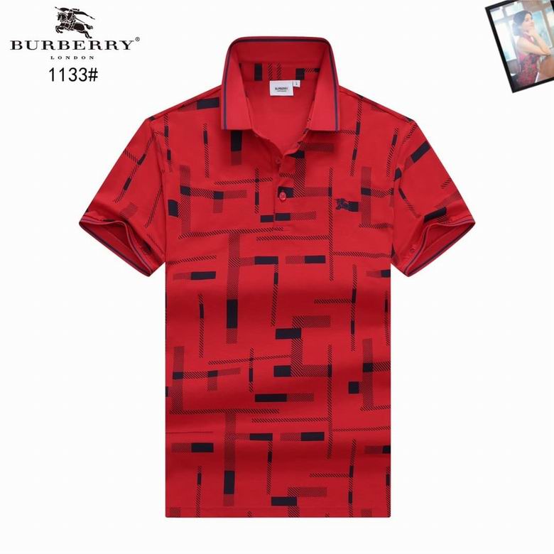 Wholesale High-quality Fashion B.urberry Short Sleeve Lapel men's Designer T-Shirts for sale