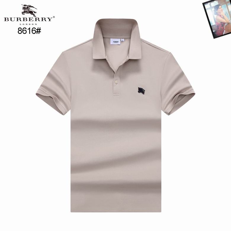 Wholesale High-quality Fashion B.urberry Short Sleeve Lapel men's Designer T-Shirts for sale