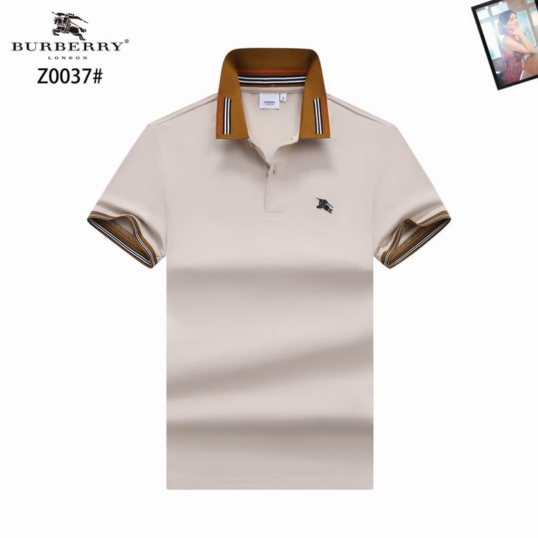 Wholesale High-quality Fashion B.urberry Short Sleeve Lapel men's Designer T-Shirts for sale