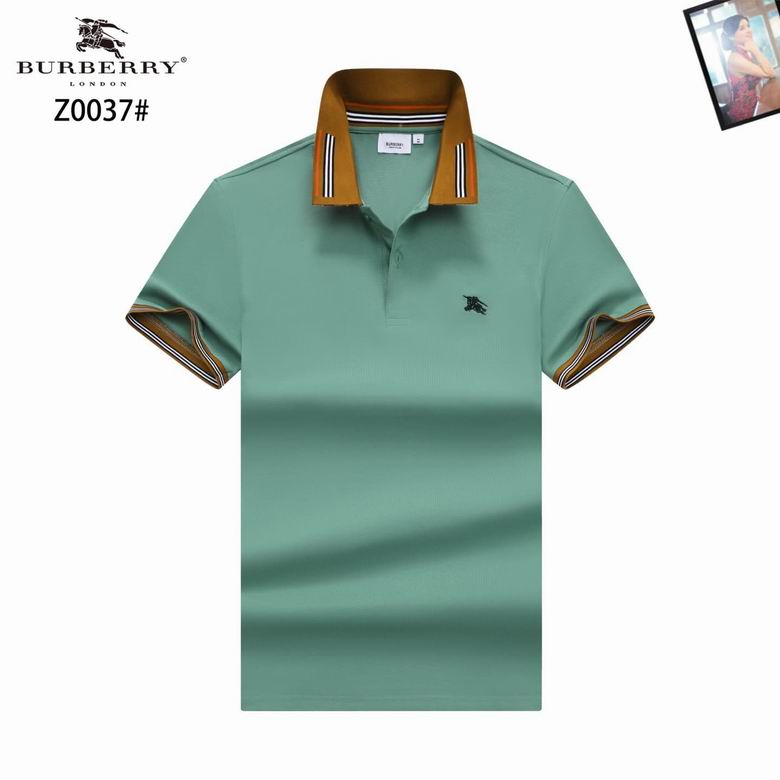 Wholesale High-quality Fashion B.urberry Short Sleeve Lapel men's Designer T-Shirts for sale