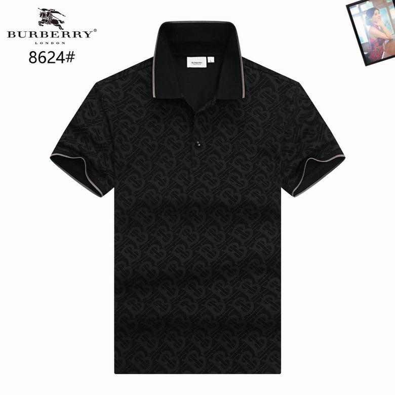 Wholesale High-quality Fashion B.urberry Short Sleeve Lapel men's Designer T-Shirts for sale