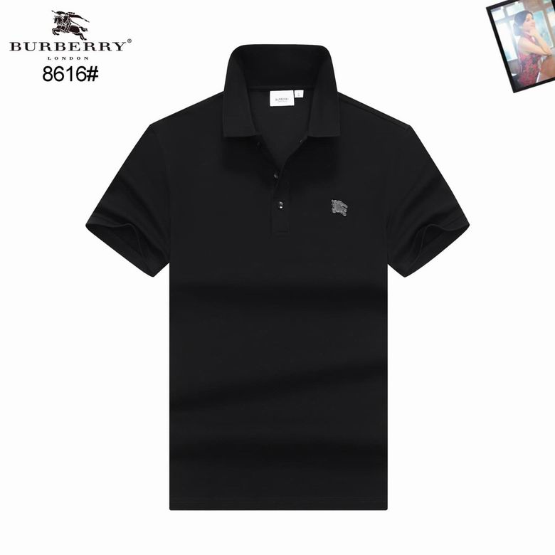 Wholesale High-quality Fashion B.urberry Short Sleeve Lapel men's Designer T-Shirts for sale