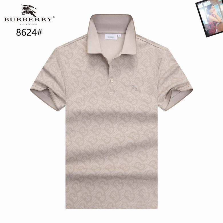 Wholesale High-quality Fashion B.urberry Short Sleeve Lapel men's Designer T-Shirts for sale