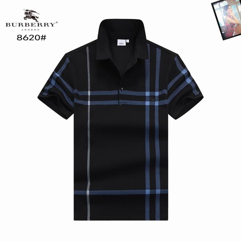 Wholesale High-quality Fashion B.urberry Short Sleeve Lapel men's Designer T-Shirts for sale