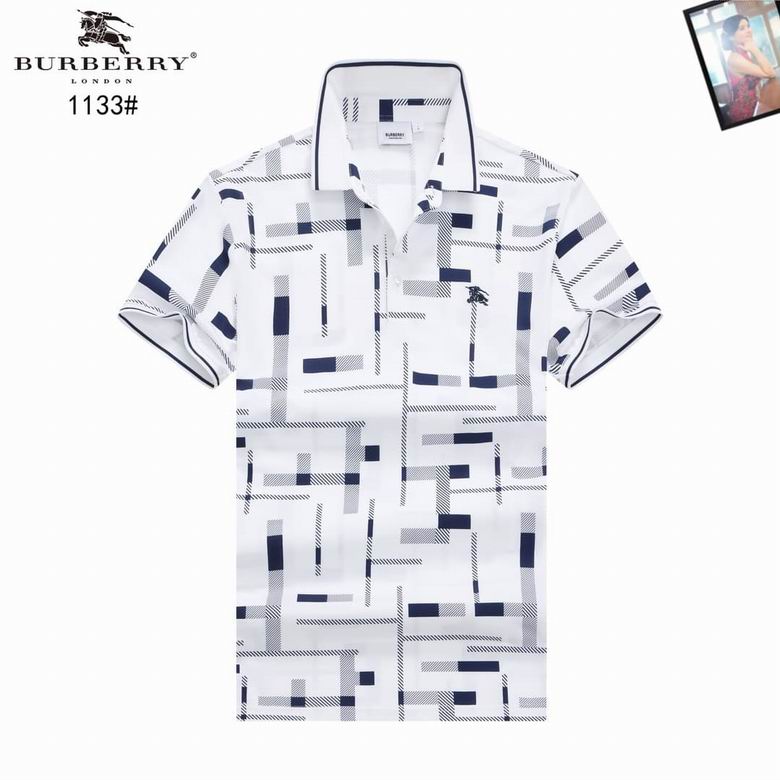 Wholesale High-quality Fashion B.urberry Short Sleeve Lapel men's Designer T-Shirts for sale
