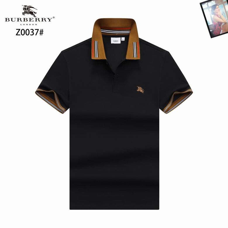 Wholesale High-quality Fashion B.urberry Short Sleeve Lapel men's Designer T-Shirts for sale