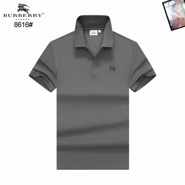 Wholesale High-quality Fashion B.urberry Short Sleeve Lapel men's Designer T-Shirts for sale