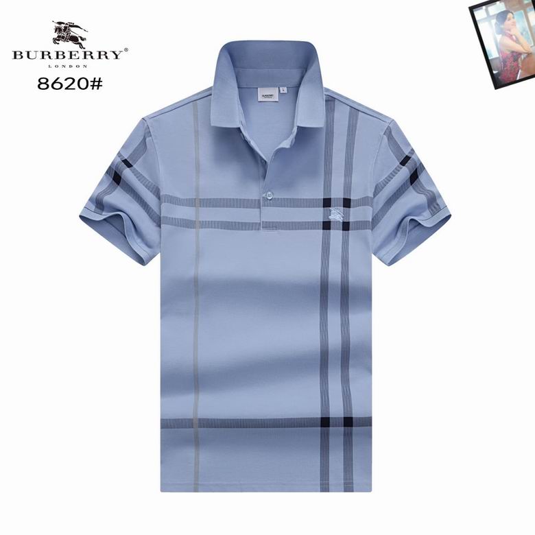 Wholesale High-quality Fashion B.urberry Short Sleeve Lapel men's Designer T-Shirts for sale