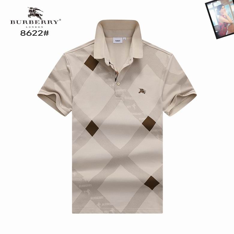 Wholesale High-quality Fashion B.urberry Short Sleeve Lapel men's Designer T-Shirts for sale