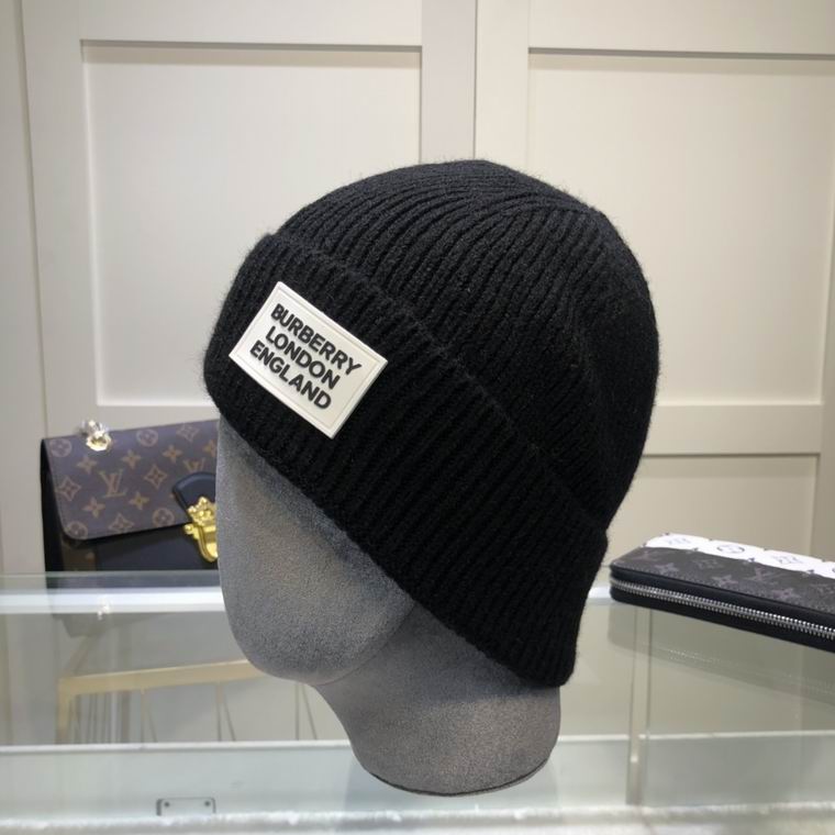Wholesale Cheap B urberry Cashmere Beanies for Sale