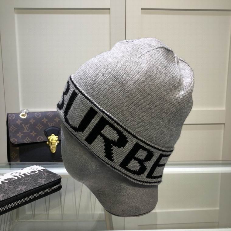 Wholesale Cheap B urberry Cashmere Beanies for Sale