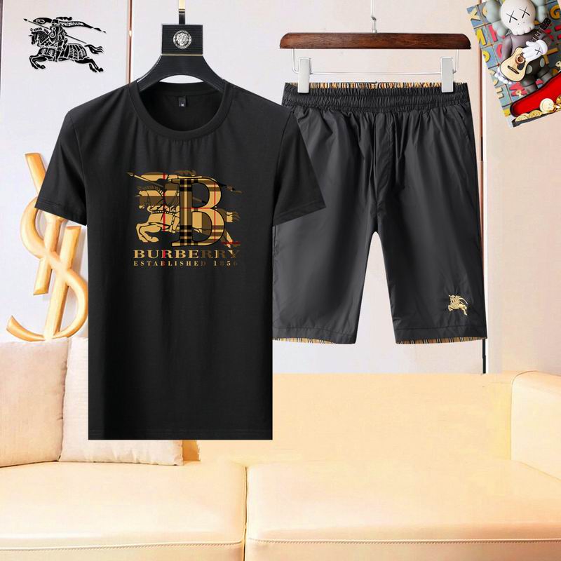 Wholesale High-quality Fashion B.urberry Short Sleeve Designer Tracksuits for sale
