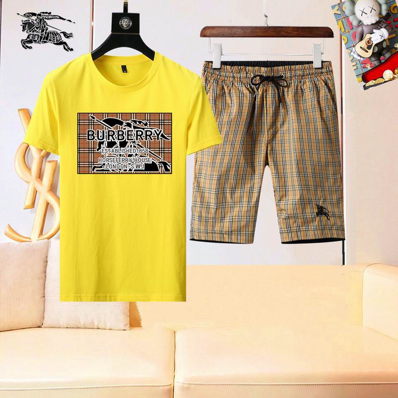 Wholesale High-quality Fashion B.urberry Short Sleeve Designer Tracksuits for sale